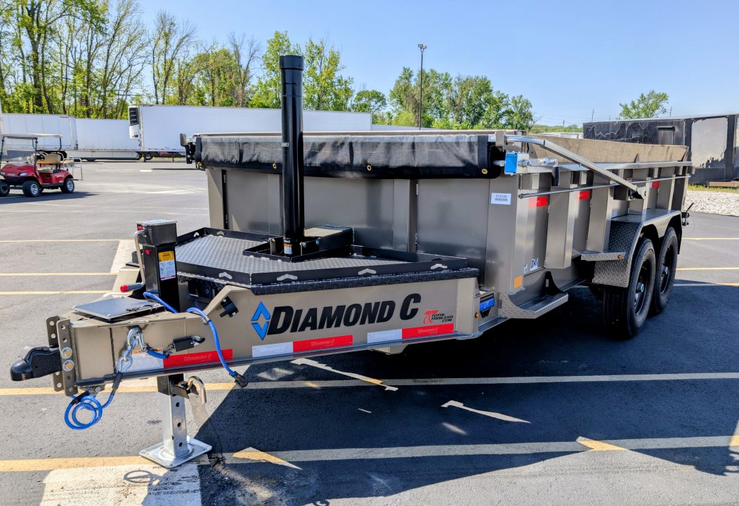 New Diamond C LPT-207 14' Telescopic, 15.5K (GVWR) Dump Trailer