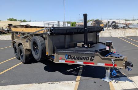 New Diamond C LPT-207 14' Telescopic, 15.5K (GVWR) Dump Trailer