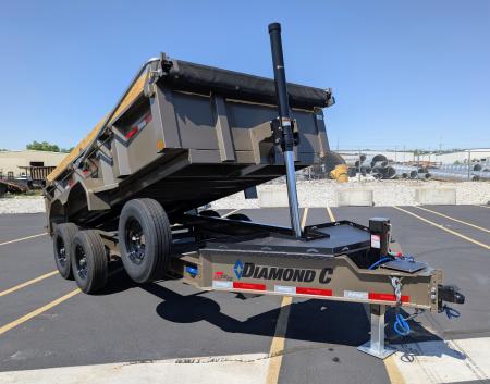New Diamond C LPT-207 14' Telescopic, 15.5K (GVWR) Dump Trailer