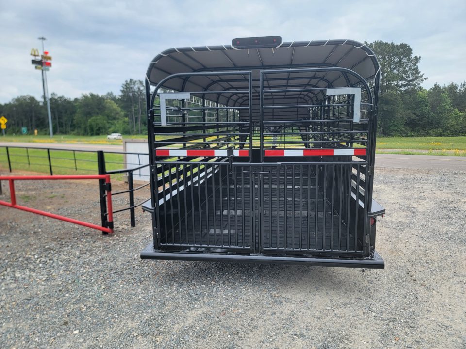 New 2026 Stoll 24'x7' Bar Top Livestock Trailer