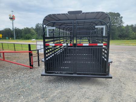 New 2026 Stoll 24'x7' Bar Top Livestock Trailer