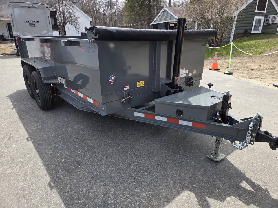 New 2026 Watchdog Trailers 7x14 dump trailer with tarp kit and ramps Dump Trailer