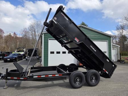 New 2026 Watchdog Trailers 7x14 with tarp kit and ramps grey Dump Trailer