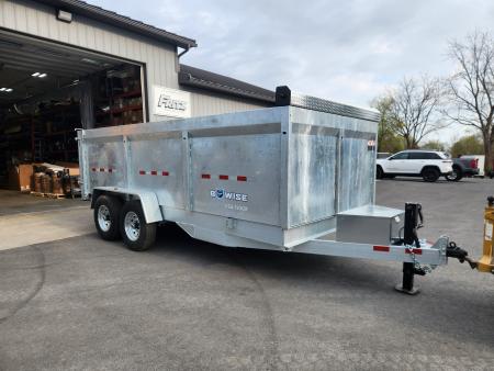 New 2026 BWISE DT14 81.5x16 14K Tandem Axle Dump Trailer