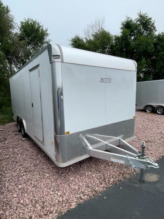 Used 2024 E-Z Hauler 8.5x20 Enclosed Car Hauler Cargo / Enclosed Trailer
