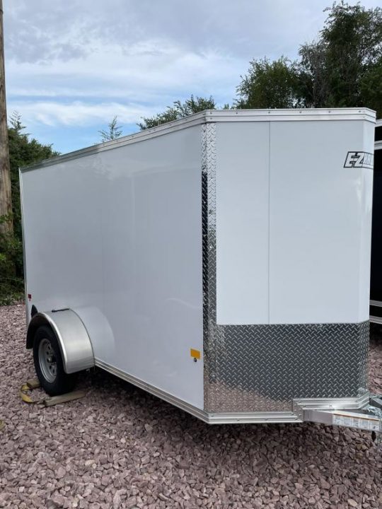 New 2024 E-Z Hauler 5' x 10' Aluminum Enclosed Trailer