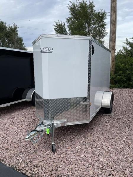 New 2024 E-Z Hauler 5' x 10' Aluminum Enclosed Trailer