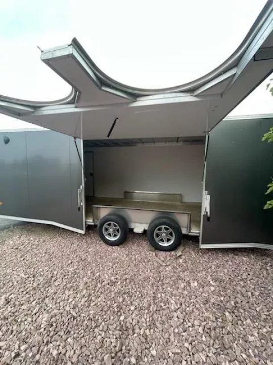 Used 2024 E-Z Hauler 8.5x22 Car Hauler Cargo / Enclosed Trailer