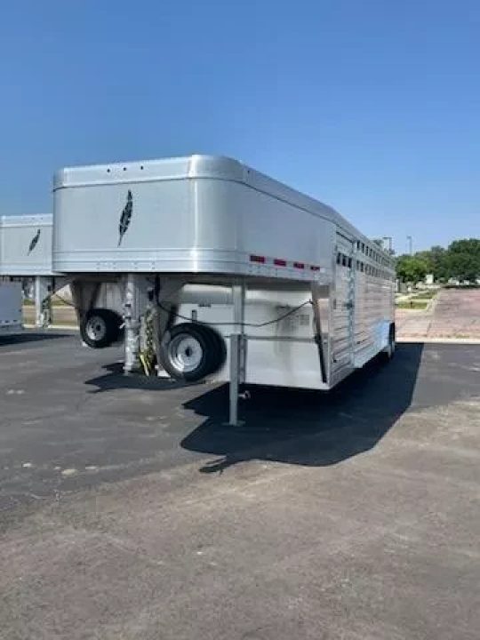New 2025 Featherlite model 8127 7.5x28 Livestock