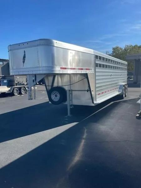 New 2026 Featherlite model 8127 7x24 Stock Trailer
