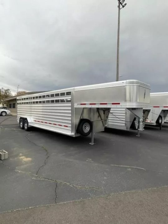 New 2026 Featherlite model 8127 7x24 Stock Trailer