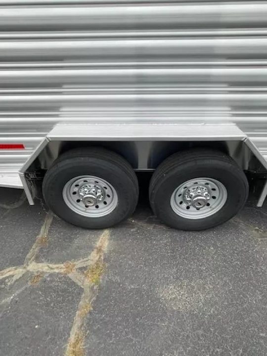 New 2026 Featherlite model 8127 7x24 Stock Trailer