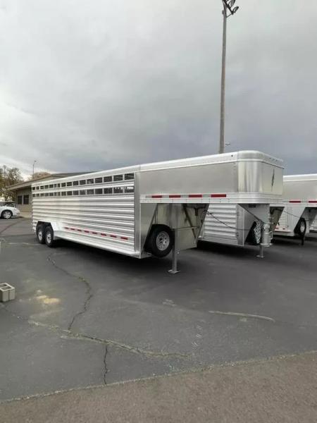 New 2026 Featherlite model 8127 7x24 Stock Trailer