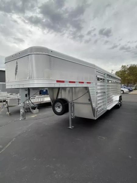 New 2026 Featherlite model 8127 7x24 Stock Trailer
