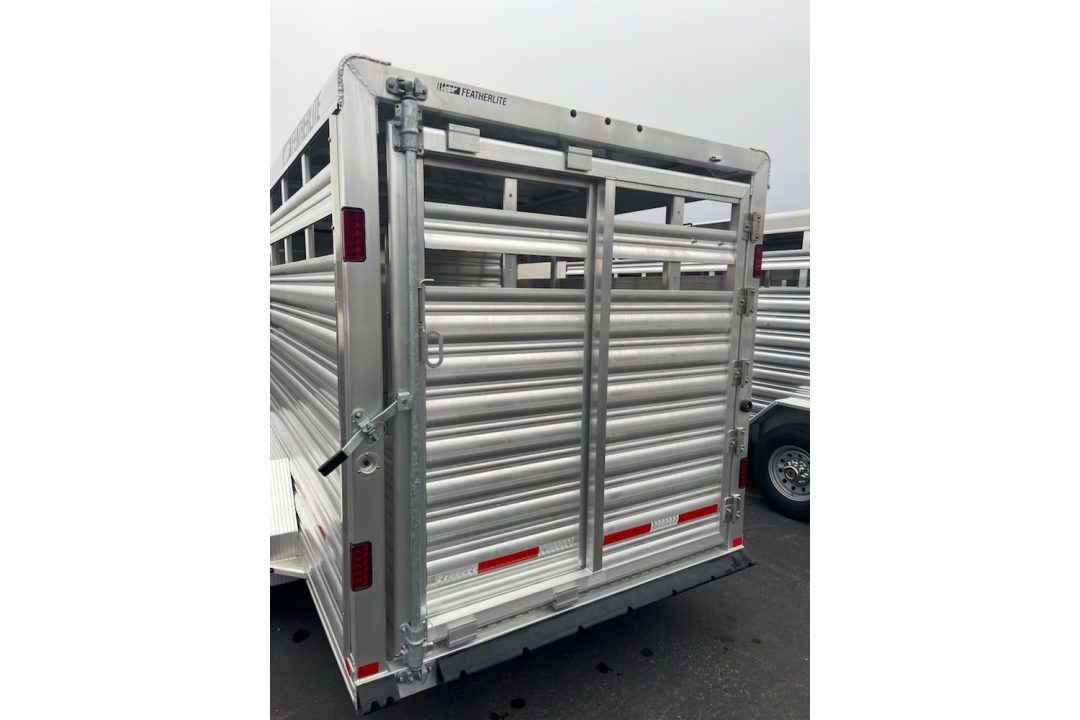 New 2026 Featherlite model 8107 6'7x16 bumper pull stock