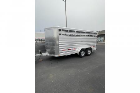 New 2026 Featherlite model 8107 6'7x16 bumper pull stock