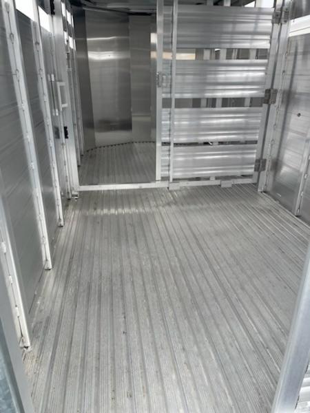 New 2026 Featherlite model 8107 6'7x16 bumper pull stock