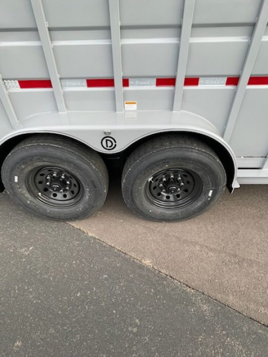 New 2026 Circle D 6'8"x24 Livestock trailer