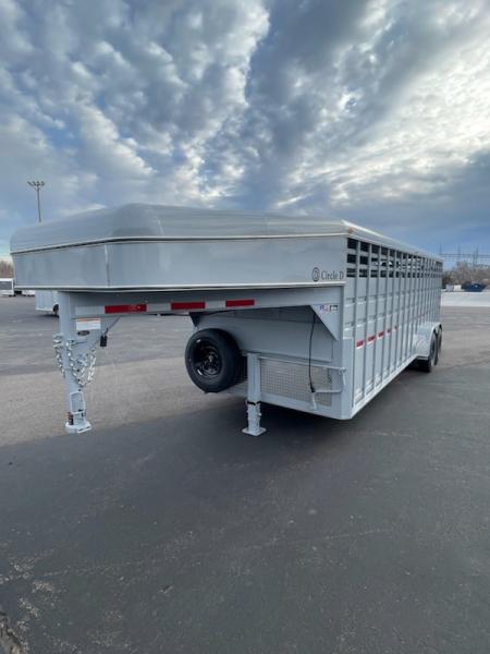 New 2026 Circle D 6'8 x24 Livestock trailer