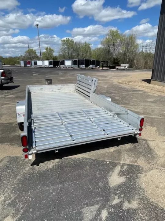 Used 2014 Aluma 6.5x14 utv/atv trailer