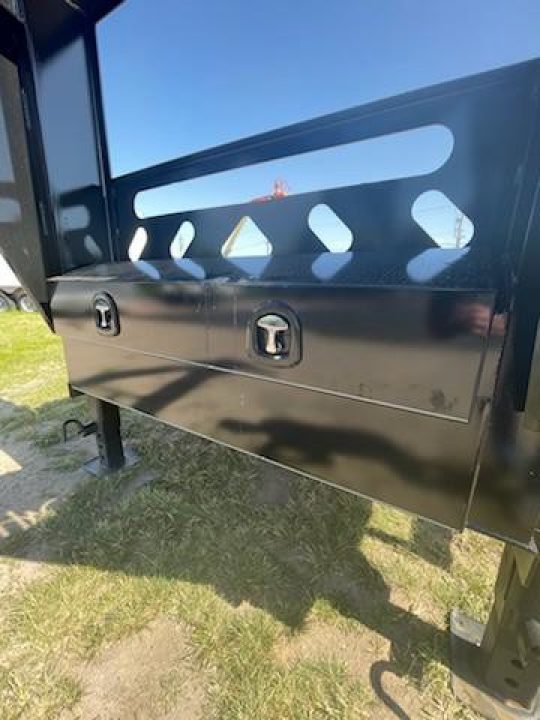 New 2024 H and W Trailers 8.5x26 GN flatbed Equipment Trailer