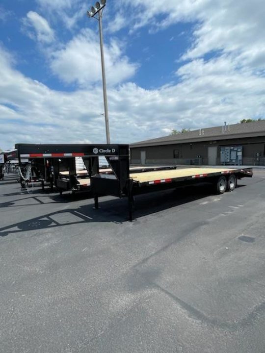 New 2024 Circle D 8.5x25 flatbed Equipment Trailer