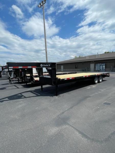 New 2024 Circle D 8.5x25 flatbed Equipment Trailer