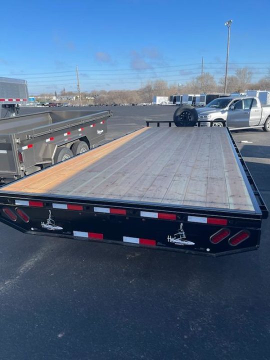New 2024 H and W Trailers H&W deckover 22' Equipment Trailer