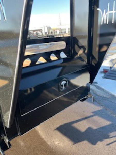 New 2026 H and W Trailers 8.5x32 Gooseneck flatbed