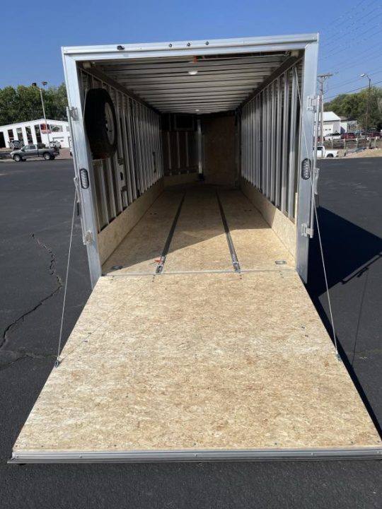 New 2024 E-Z Hauler 7' x 24' Aluminum Snowmobile Trailer