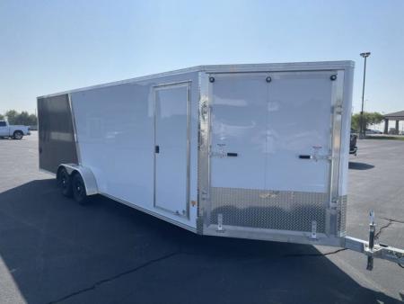 New 2024 E-Z Hauler 7' x 24' Aluminum Snowmobile Trailer