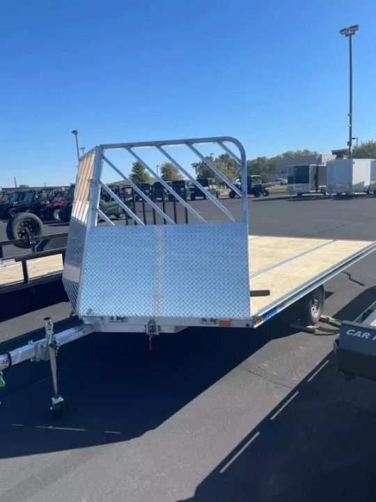 New 2026 Mission 101x12 v-nose Snowmobile Trailer