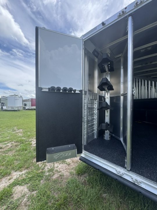 New 2026 Exiss Trailers Escape 7410 LQ w/ Glide Horse Trailer