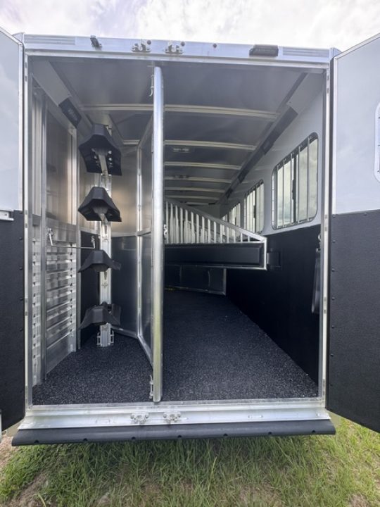 New 2026 Exiss Trailers Escape 7410 LQ w/ Glide Horse Trailer