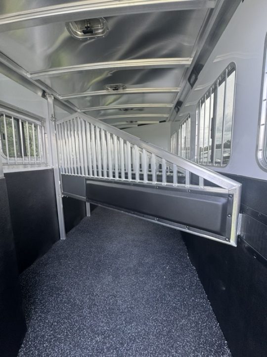 New 2026 Exiss Trailers Escape 7410 LQ w/ Glide Horse Trailer