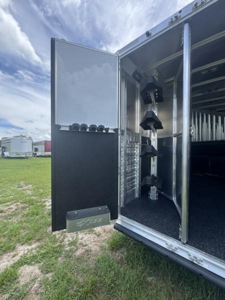 New 2026 Exiss Trailers Escape 7410 LQ w/ Glide Horse Trailer