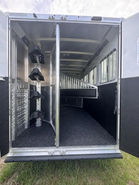 New 2026 Exiss Trailers Escape 7410 LQ w/ Glide Horse Trailer