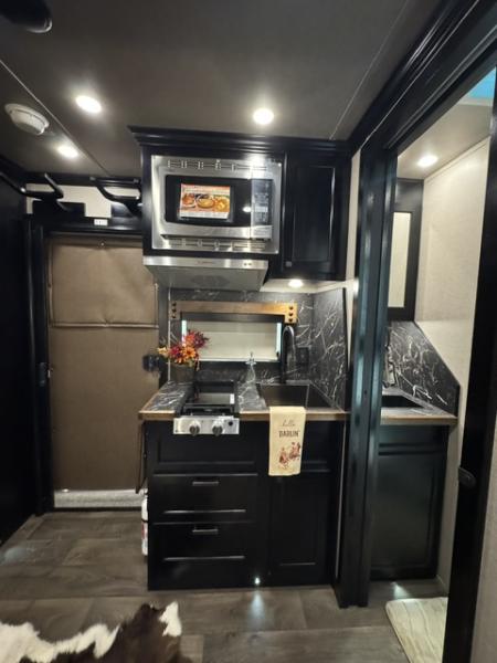 New 2026 Exiss Trailers Escape 7410 LQ w/ Glide Horse Trailer
