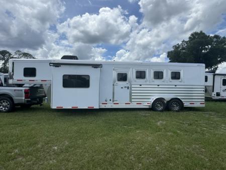 New 2026 Exiss Trailers Escape 7410 LQ w/ Glide Horse Trailer