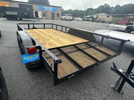 New 2025 6.5X14 TANDEM AXLE UTILITY TRAILER WITH BRAKES AND RADIAL TIRES