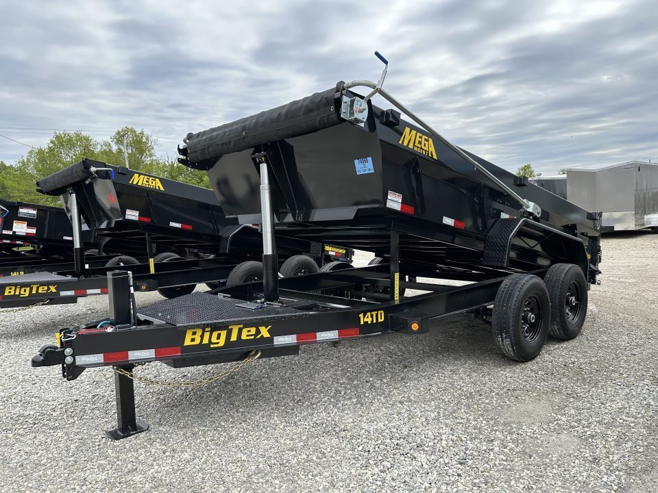 New 2026 Big Tex 14TDX-14 hydraulic jack, swing arm tarp