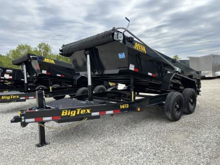 New 2026 Big Tex 14TDX-14 hydraulic jack, swing arm tarp