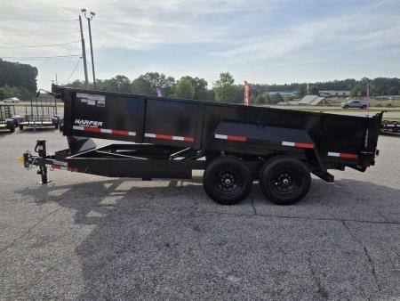 New 2026 TUFFDUMP 14K 7X16 DUMP TRAILER 2' WALLS