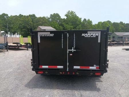 New 2026 TUFFDUMP 14K 7X14 DUMP TRAILER 4' WALLS