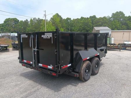 New 2026 TUFFDUMP 14K 7X14 DUMP TRAILER 4' WALLS