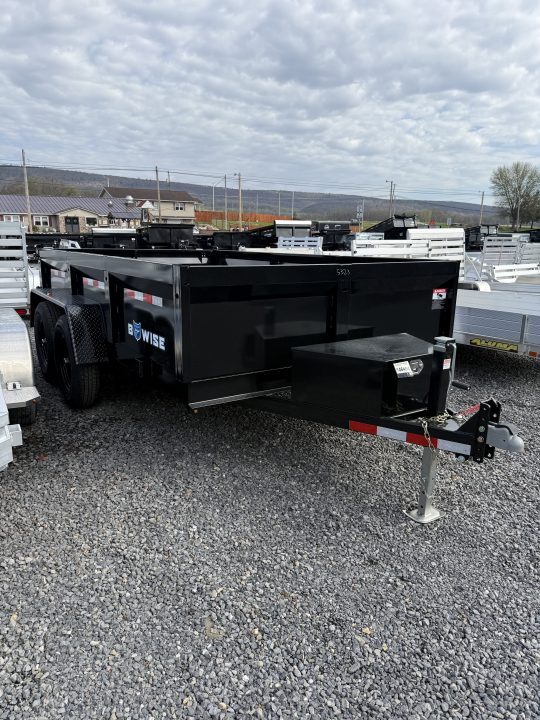 New 2026 BWISE 7x12-12K Dump Trailer w/ Ramps