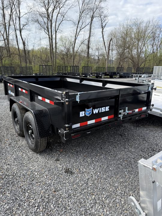 New 2026 BWISE 7x12-12K Dump Trailer w/ Ramps