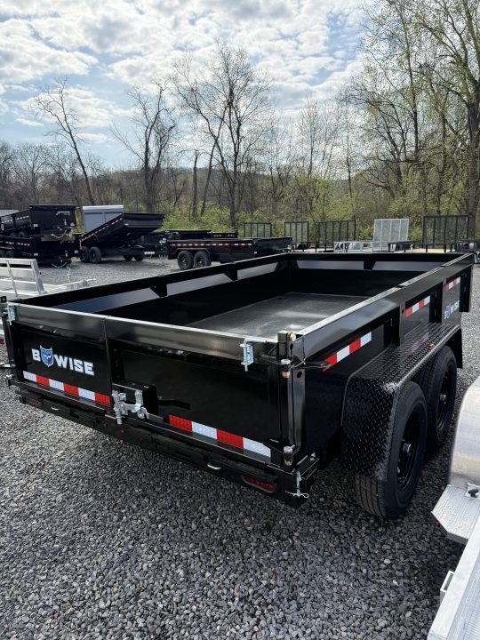 New 2026 BWISE 7x12-12K Dump Trailer w/ Ramps