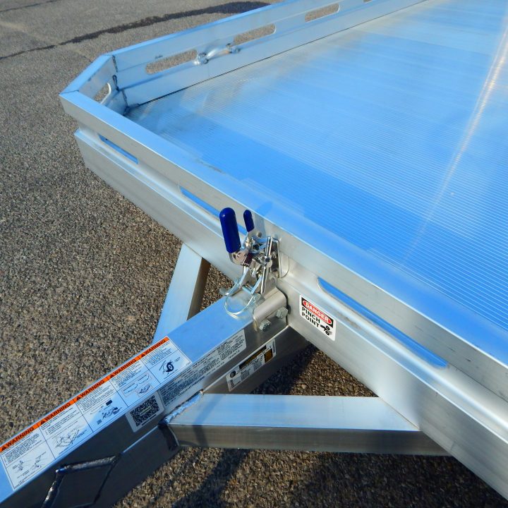 New 2026 Aluma 6.5x14 3k Low Side Tilt Utility Trailer