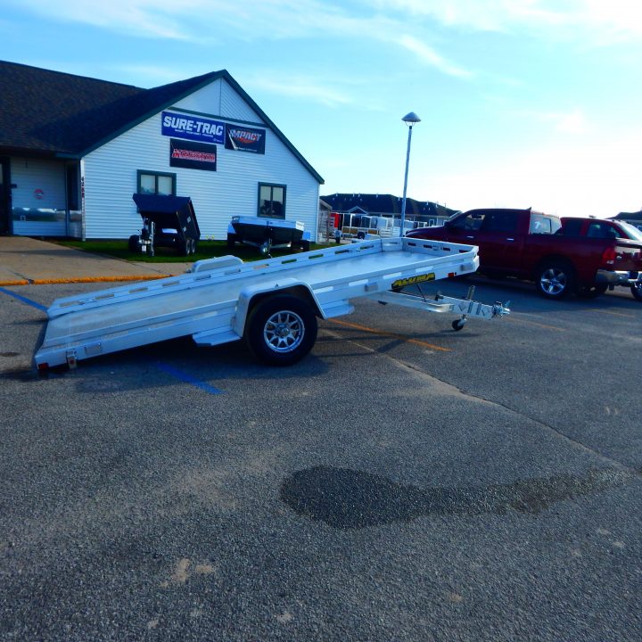 New 2026 Aluma 6.5x14 3k Low Side Tilt Utility Trailer